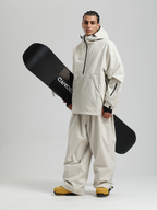Men's  Baggy Snowboard Jacket Minimalist Insulated Snow Anorak