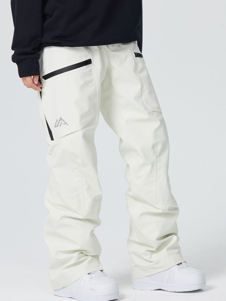 Men's  Snowboard  Side Zipper Snow Pants