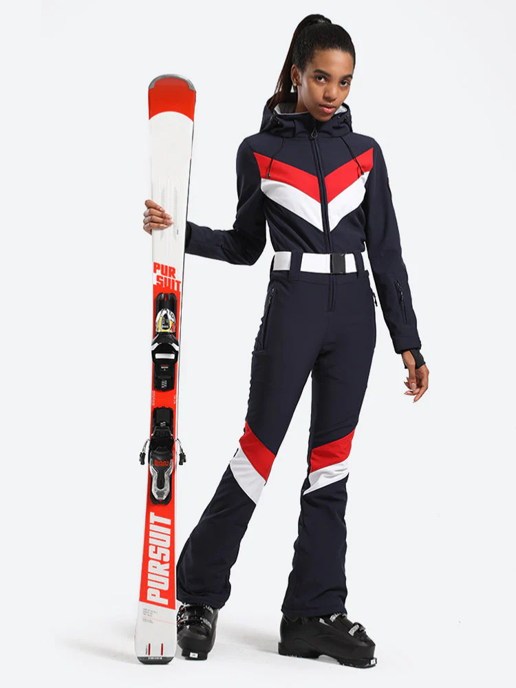 Women's Elegance Slim One Piece Ski Suits