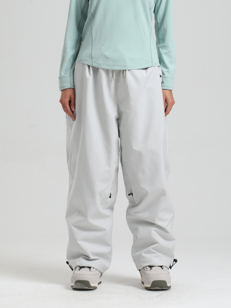 Women's Waterproof Snow Pants Sleek Baggy Snowboard Pants