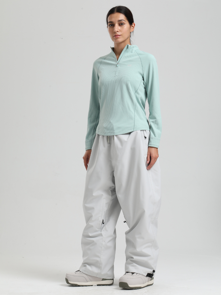 Women's Waterproof Snow Pants Sleek Baggy Snowboard Pants