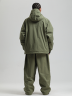 Men's  Baggy Snowboard Jacket Minimalist Insulated Snow Anorak