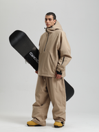 Men's  Baggy Snowboard Jacket Minimalist Insulated Snow Anorak