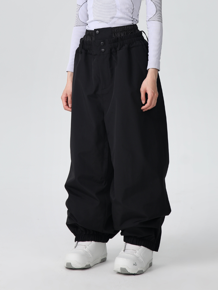 Pantalon de ski freeride imperméable pour femme Baggy