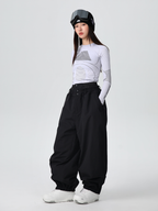Pantalon de ski freeride imperméable pour femme Baggy