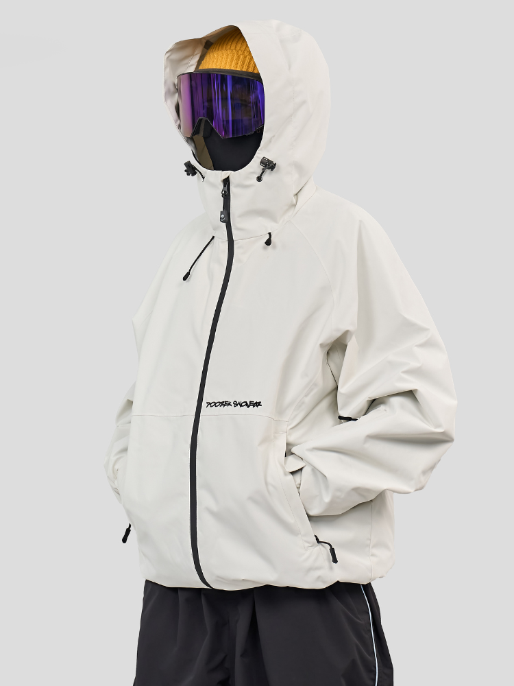 Women's 3L Baggy Snowboard Jacket Realm Down Ski Jacket