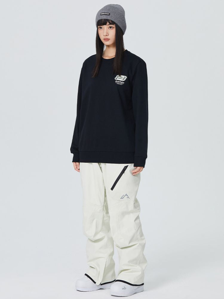 Men's Snowboard Pants Diagonal Zipper Snow Pants