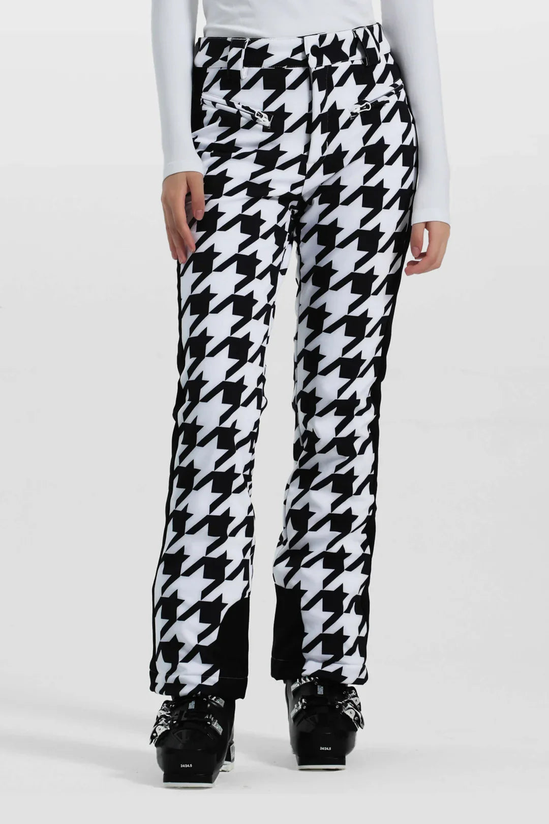 Women's Elegant High Waist Stretch Ski Pants