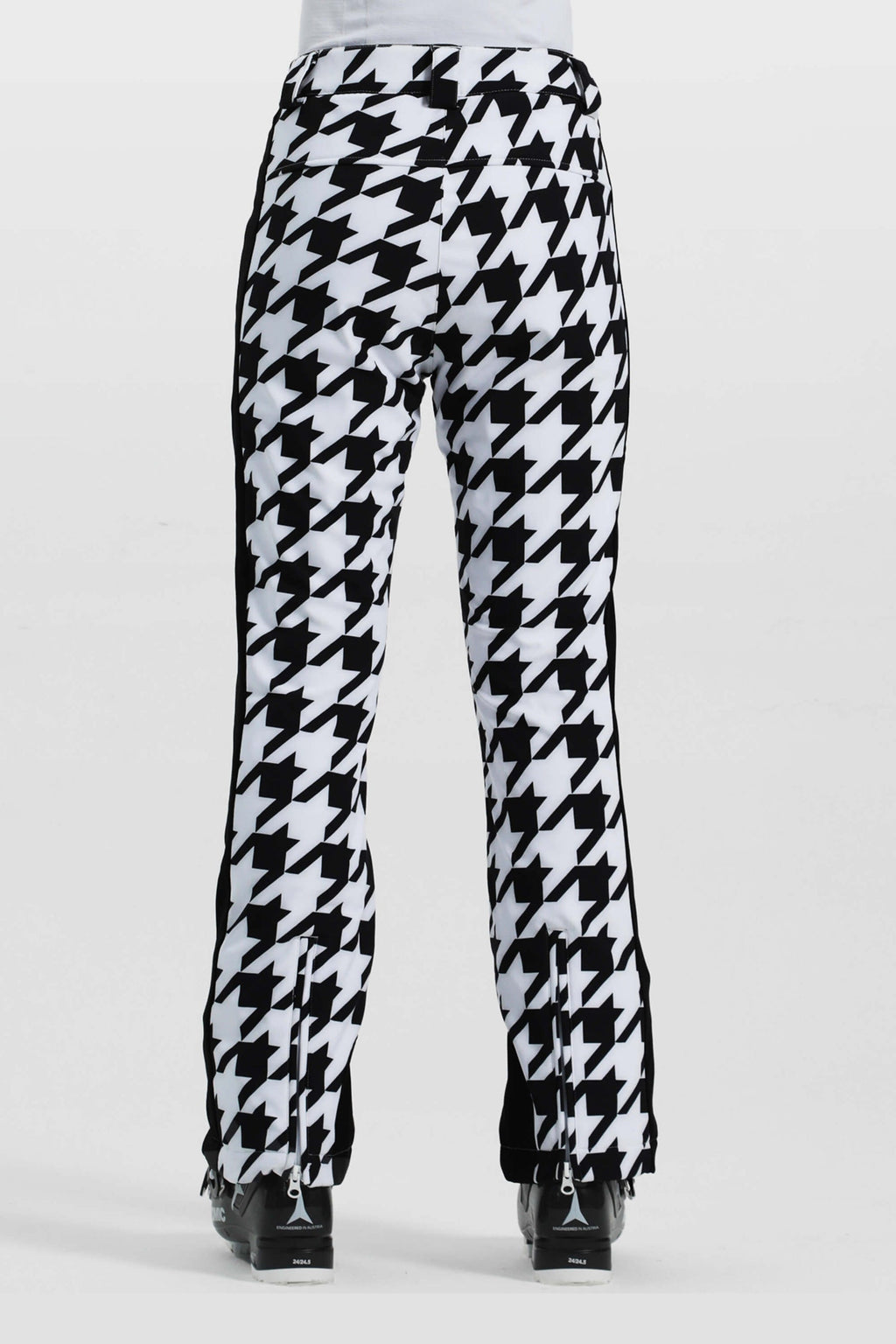 Women's Slim Ski Pants Elegant High Waist Snow Pants