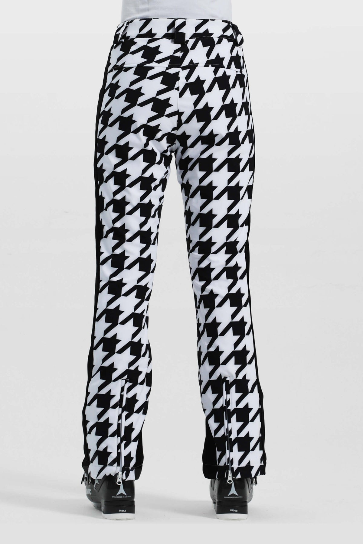 Women's Slim Ski Pants Elegant High Waist Snow Pants