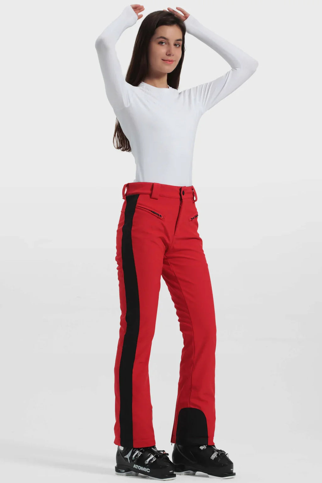 Women's Elegant High Waist Stretch Ski Pants