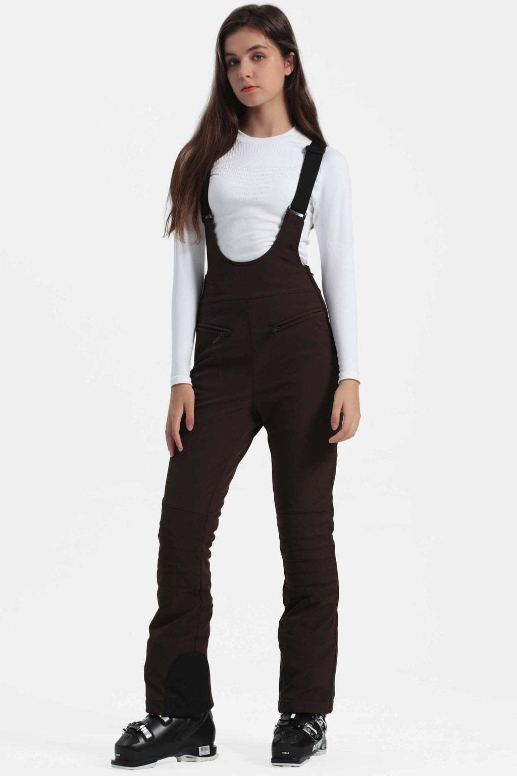 Women's Slim Ski Pants High Rise Flare Snowboard Pants & Bibs