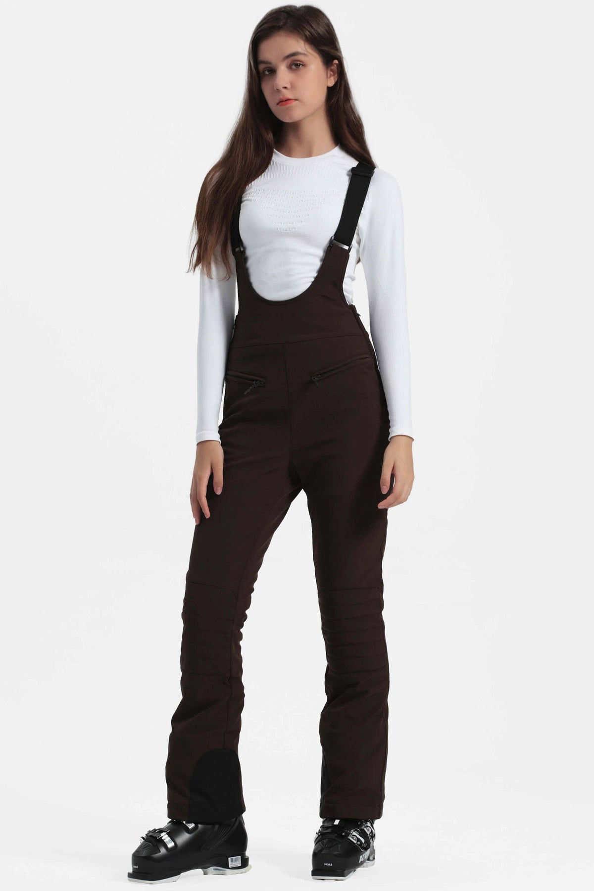 Women's Slim Ski Pants High Rise Flare Snowboard Pants & Bibs