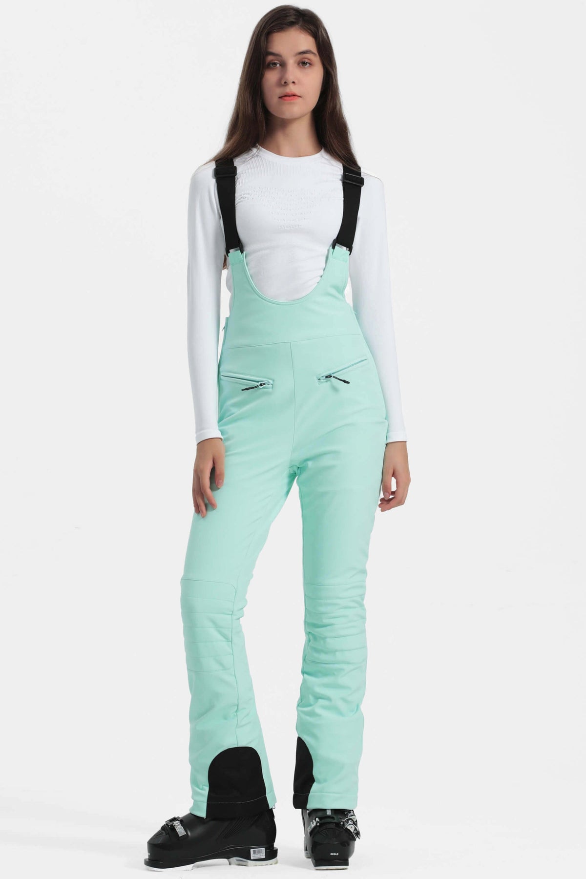 Women's Slim Ski Pants High Rise Flare Snowboard Pants & Bibs