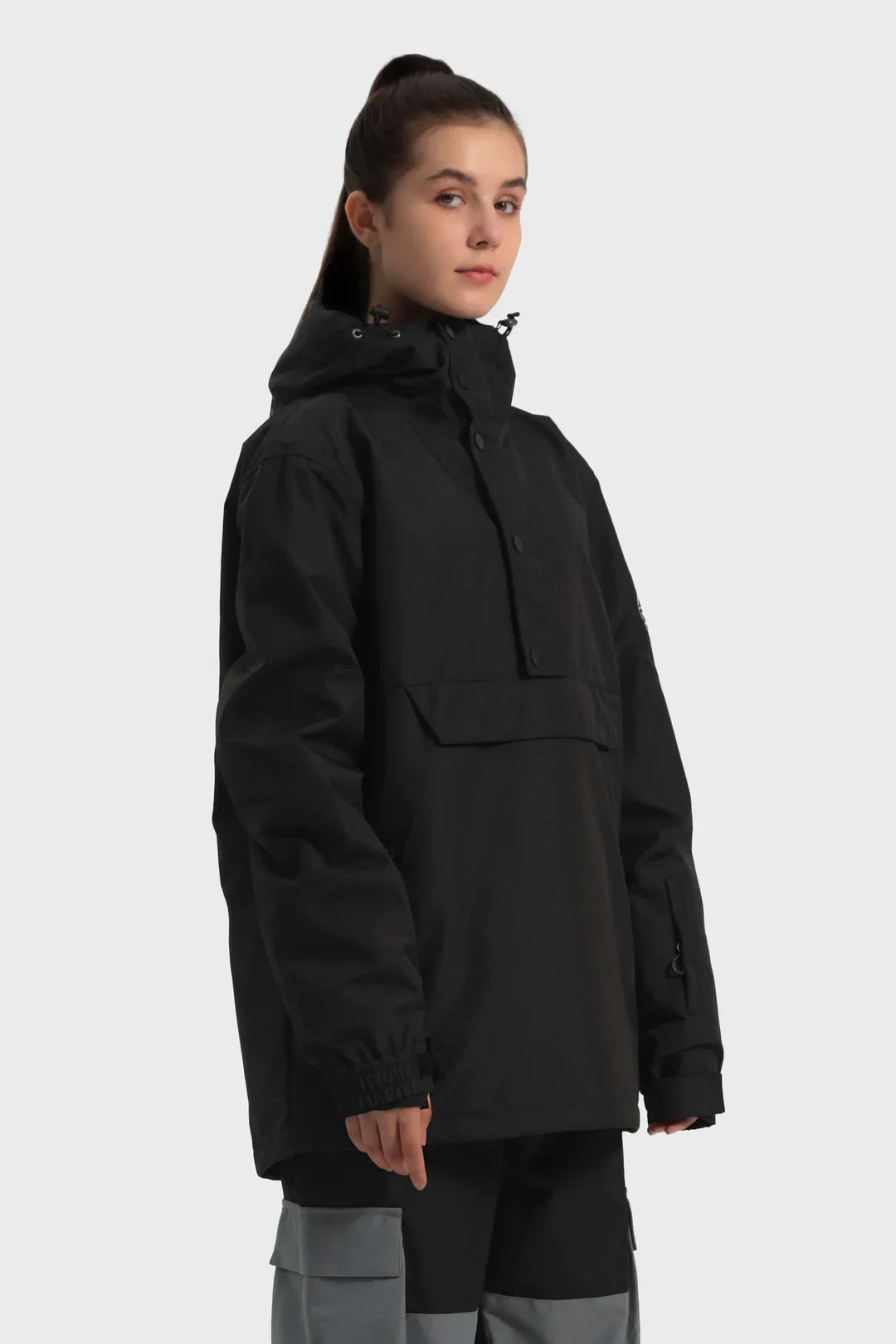 Women's Baggy Snowboard Jacket Blizzard Pullover Snow Jacket