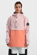 Women's Baggy Snowboard Jacket Blizzard Pullover Snow Jacket