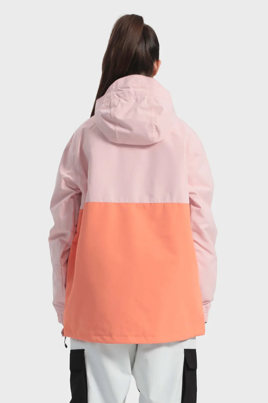 Women's Baggy Snowboard Jacket Blizzard Pullover Snow Jacket