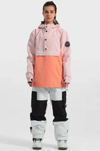 Women's Baggy Snowboard Jacket Blizzard Pullover Snow Jacket