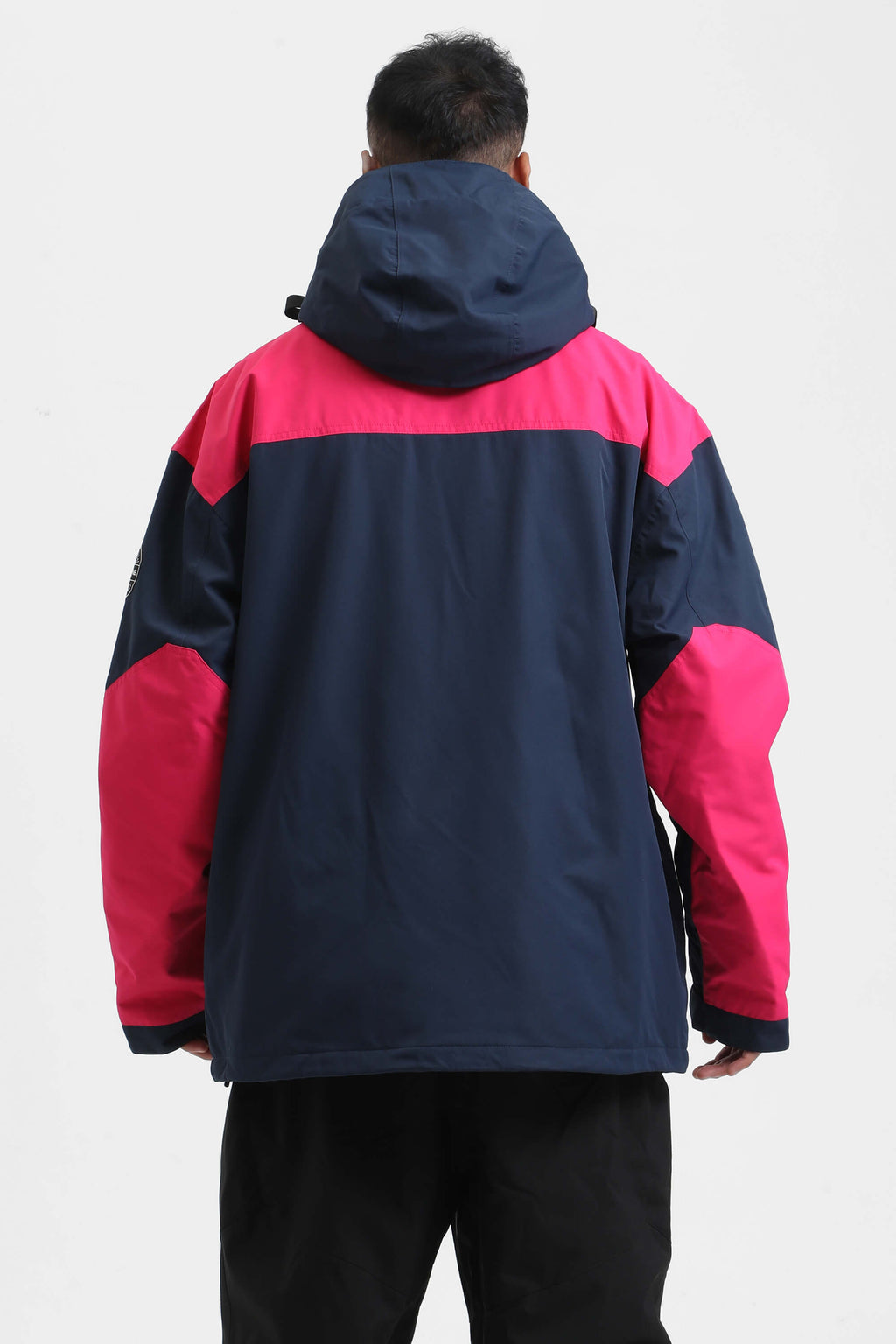 Men's Mint & Black Abrasion-Resistant Waterproof Ski Jacket Insulated Softshell Snow Jacket