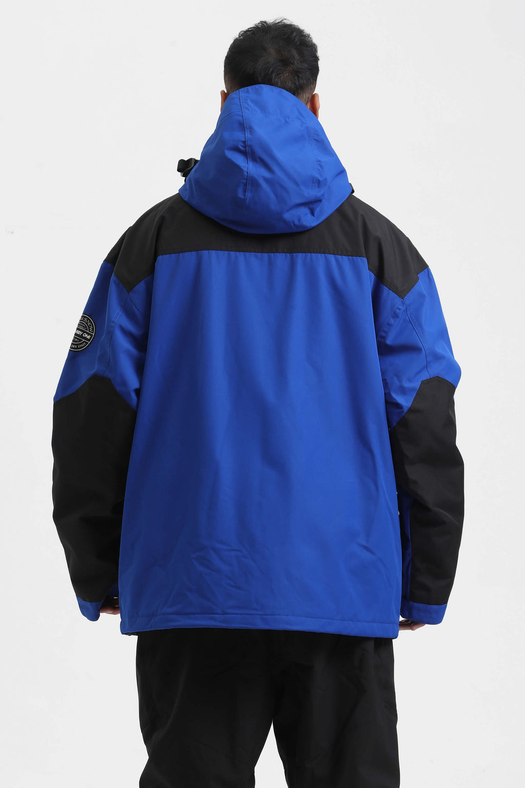 Men's Mint & Black Abrasion-Resistant Waterproof Ski Jacket Insulated Softshell Snow Jacket