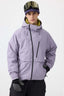 Men's Lavender Multi-Pocket Face-Vented Ski Jacket Fully Waterproof Snow Jacket