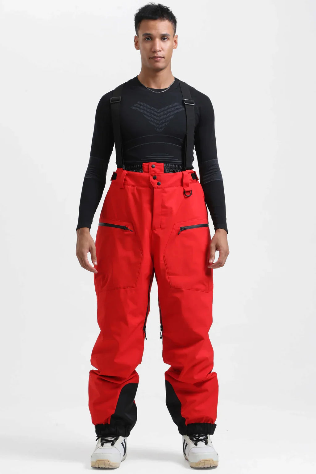 Men's Baggy Snow Pants Alpine Flex Snowboard Bib
