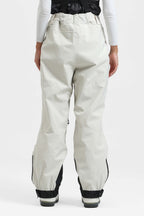 Women's Rose Insulated Baggy Ski Pants With Detachable Suspenders Snow Pants
