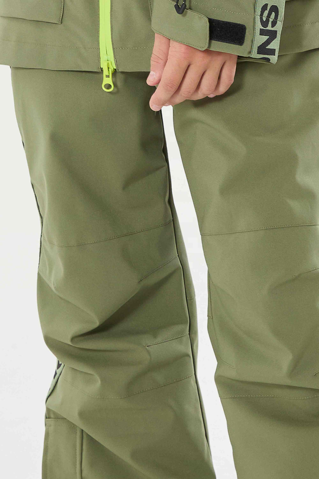 Black Insulated Ski Pants With Suspenders Snow Pants