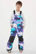Khaki Reflective Workwear Ski Bibs Durable Snow Bibs
