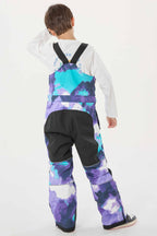 Khaki Reflective Workwear Ski Bibs Durable Snow Bibs