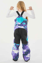 Army Green Reflective Workwear Ski Bibs Durable Snow Bibs