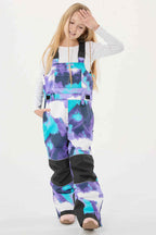 Rose Reflective Workwear Ski Bibs Durable Snow Bibs