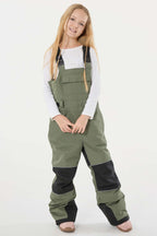 Navy Blue Reflective Workwear Ski Bibs Durable Snow Bibs