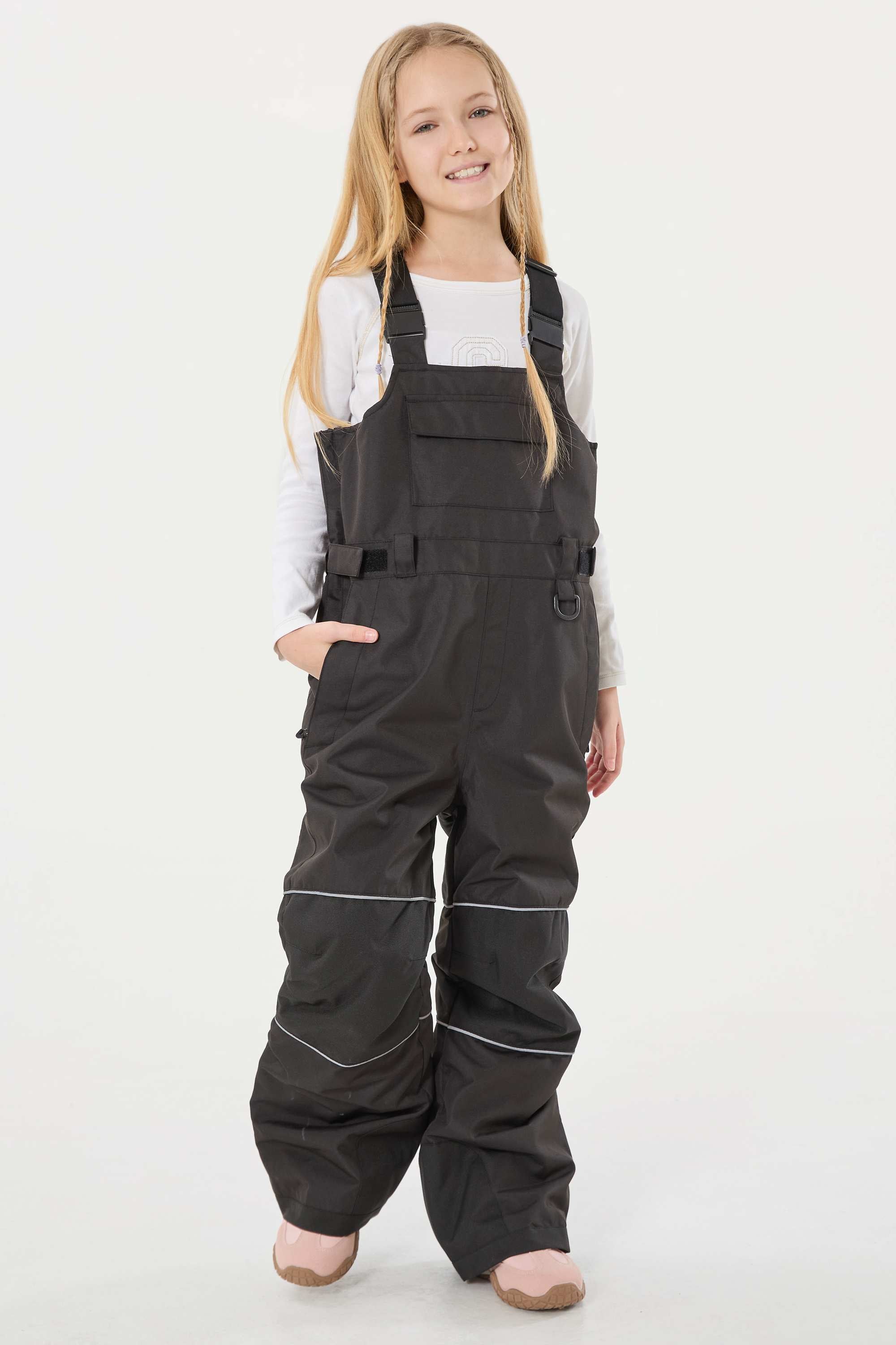 Rose Reflective Workwear Ski Bibs Durable Snow Bibs