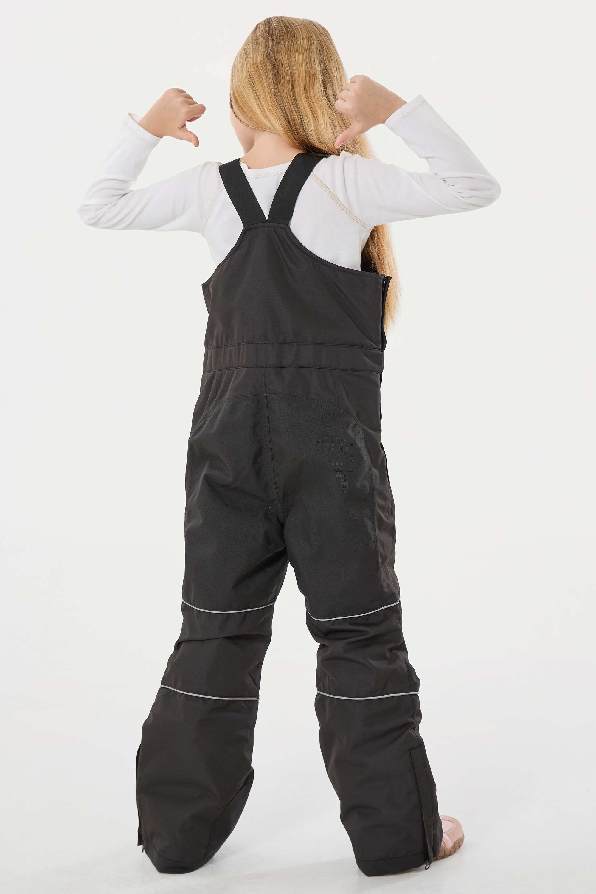 Rose Reflective Workwear Ski Bibs Durable Snow Bibs