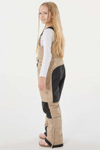 Black Reflective Workwear Ski Bibs Durable Snow Bibs