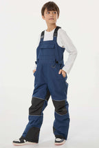 Off White Reflective Workwear Ski Bibs Durable Snow Bibs