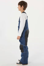 Blue Tie-dye Reflective Workwear Ski Bibs Durable Snow Bibs