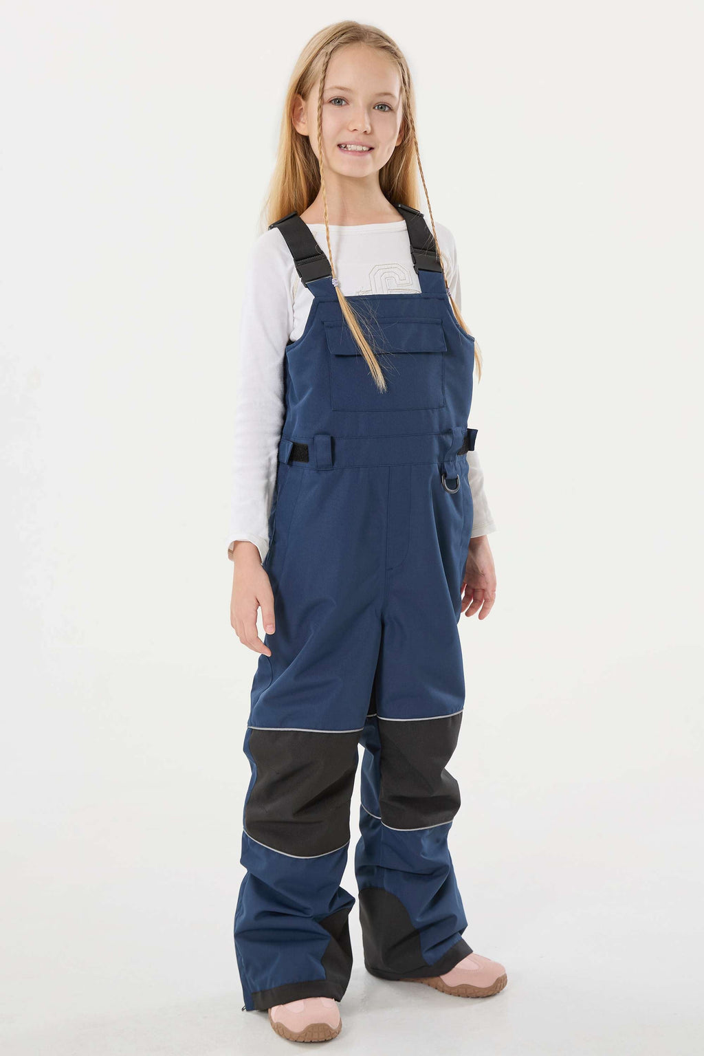 Rose Reflective Workwear Ski Bibs Durable Snow Bibs