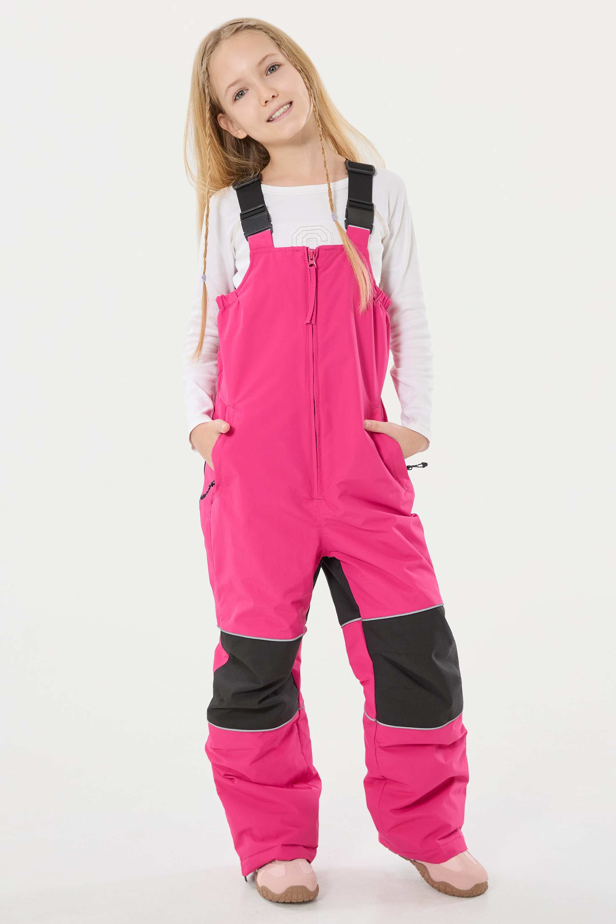 Rose Reflective Workwear Ski Bibs Durable Snow Bibs Main image