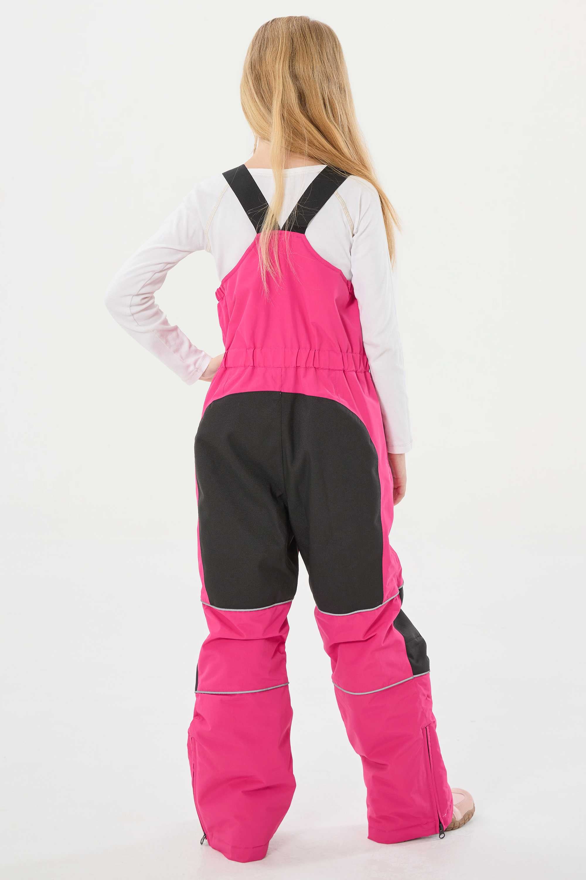 Army Green Reflective Workwear Ski Bibs Durable Snow Bibs