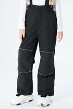Girls' Lavender Reflective Piping Insulated Snow Pants