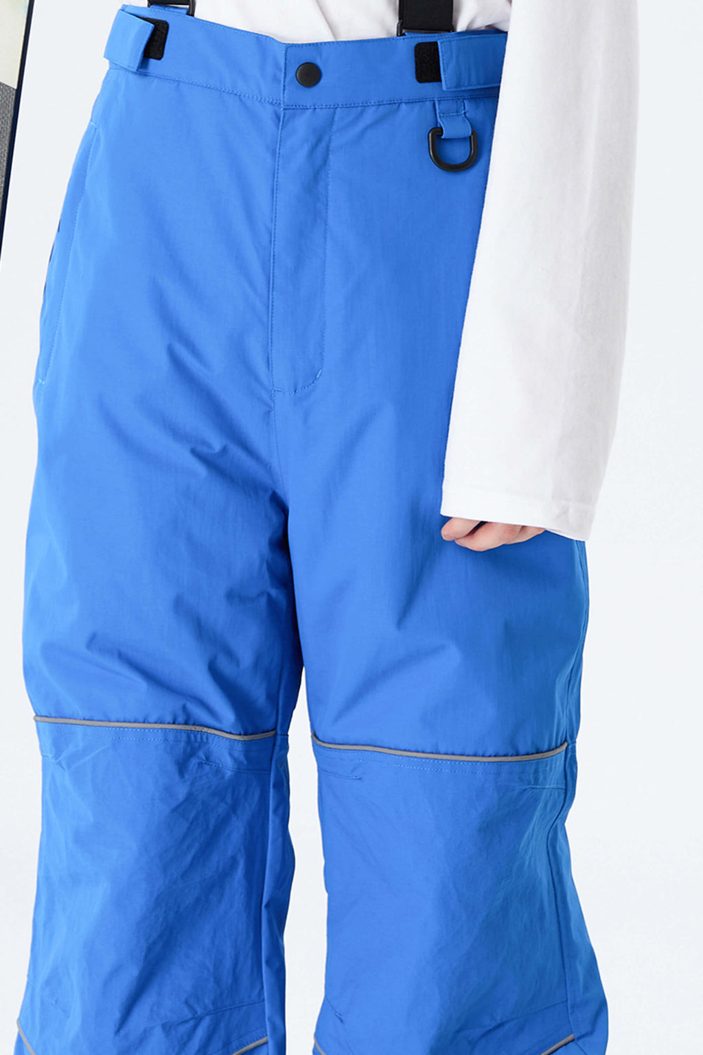 Drenge lyseblå reflekterende snowpants med isolering og vandtæthed