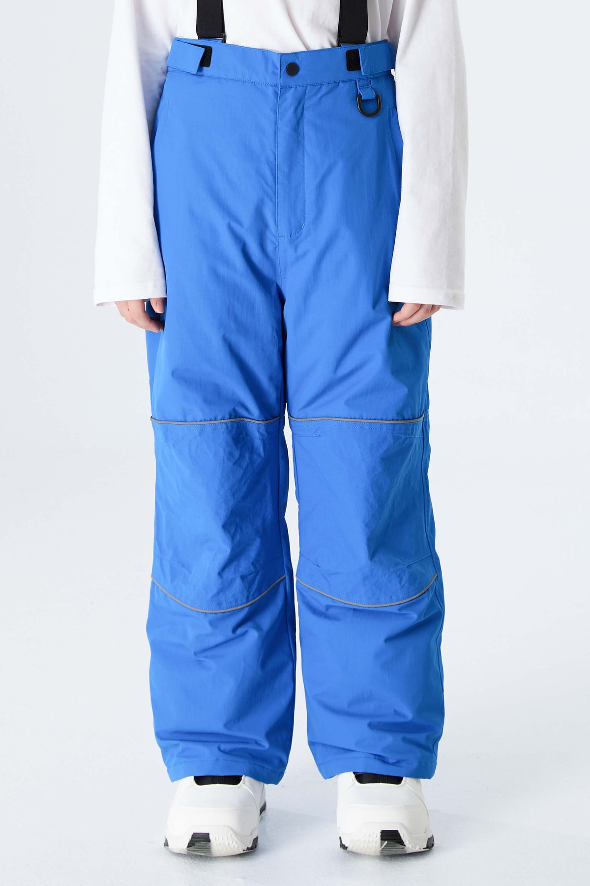 Drenge lyseblå reflekterende snowpants med isolering og vandtæthed