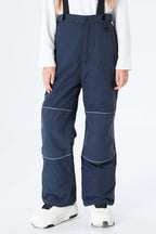 Girls' Lavender Reflective Piping Insulated Snow Pants