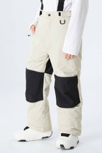 Boys' Black Reflective Insulated Snow Pants