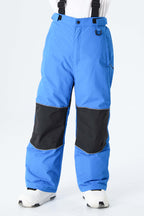 Boys' Black Reflective Insulated Snow Pants
