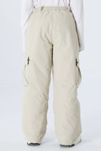 Boys' Off White Utility Baggy Insulated Snow Pants