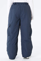 Boys' Navy Blue Utility Baggy Insulated Snow Pants