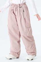 Girls' Lavender Utility Baggy Insulated Snow Pants